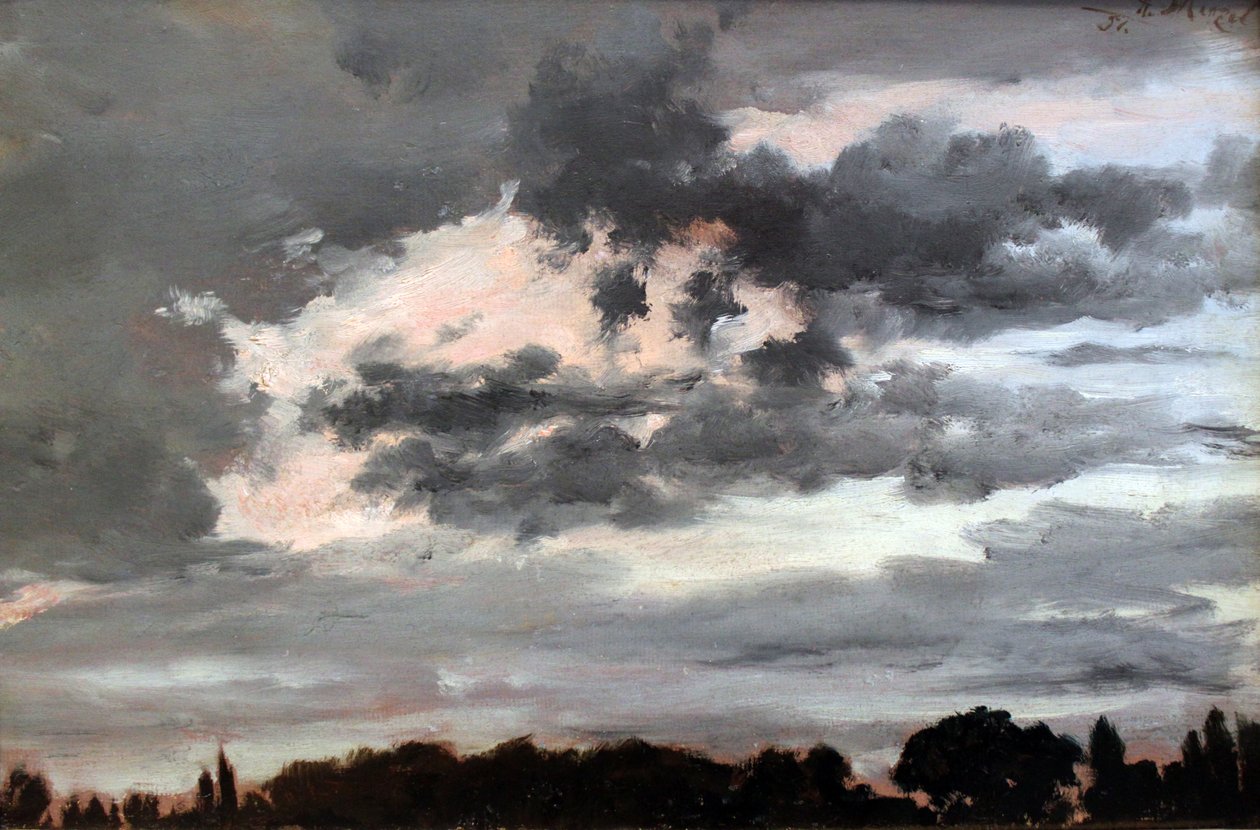 Étude de nuages - Adolph Menzel