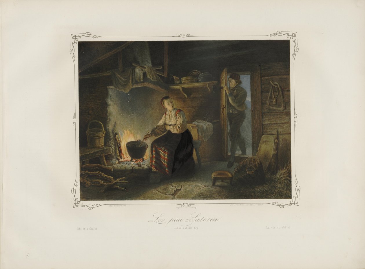 Images de la vie populaire norvégienne - Adolph Tidemand