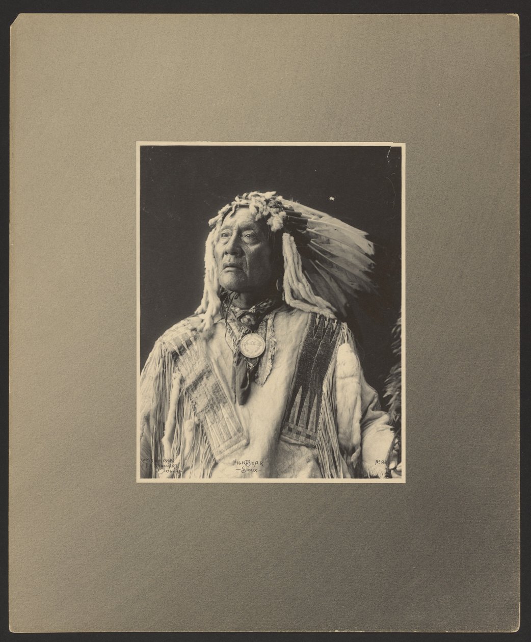 High Bear, Sioux - Adolph F. Muhr
