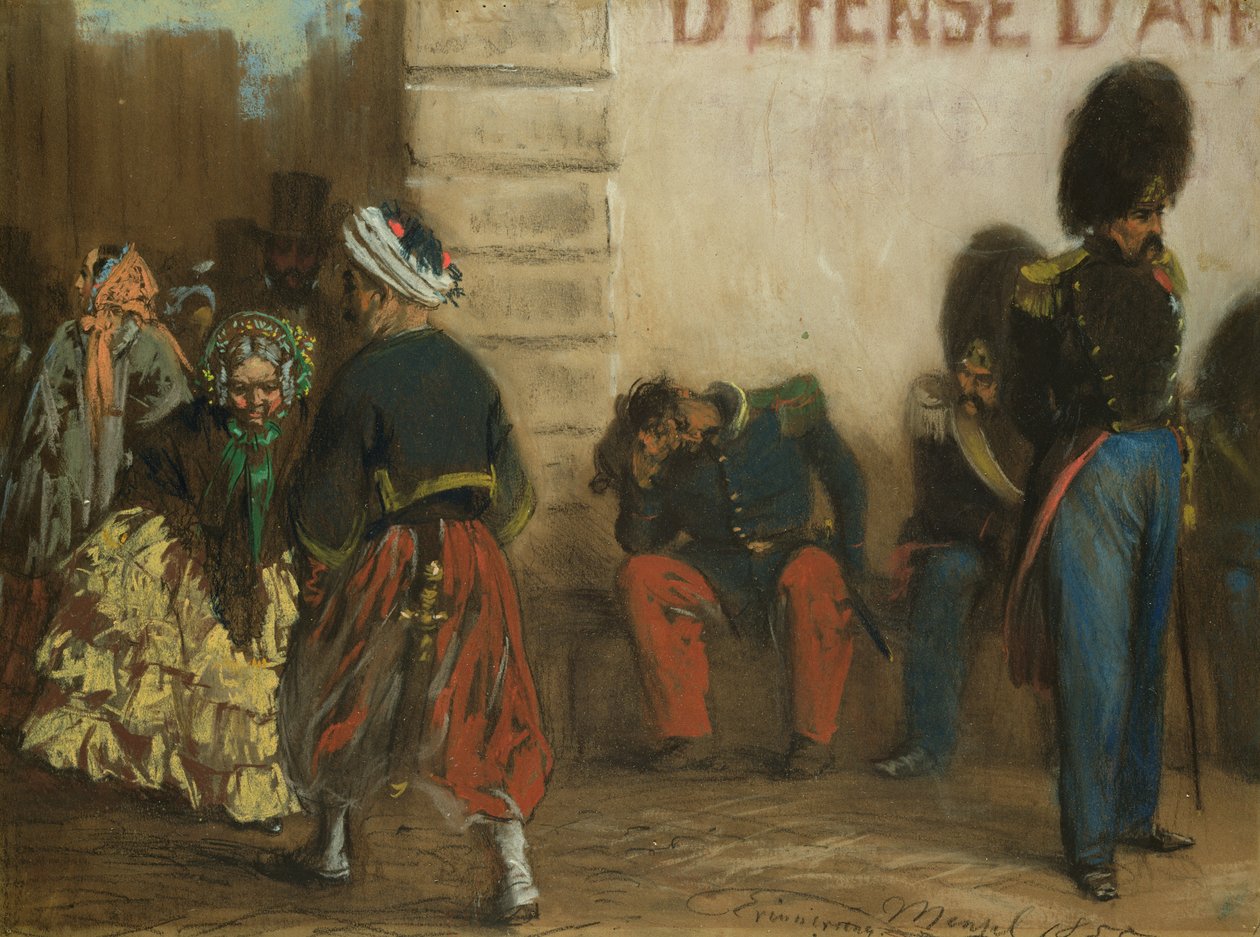 Souvenir de Paris, 1855 - Adolph Menzel