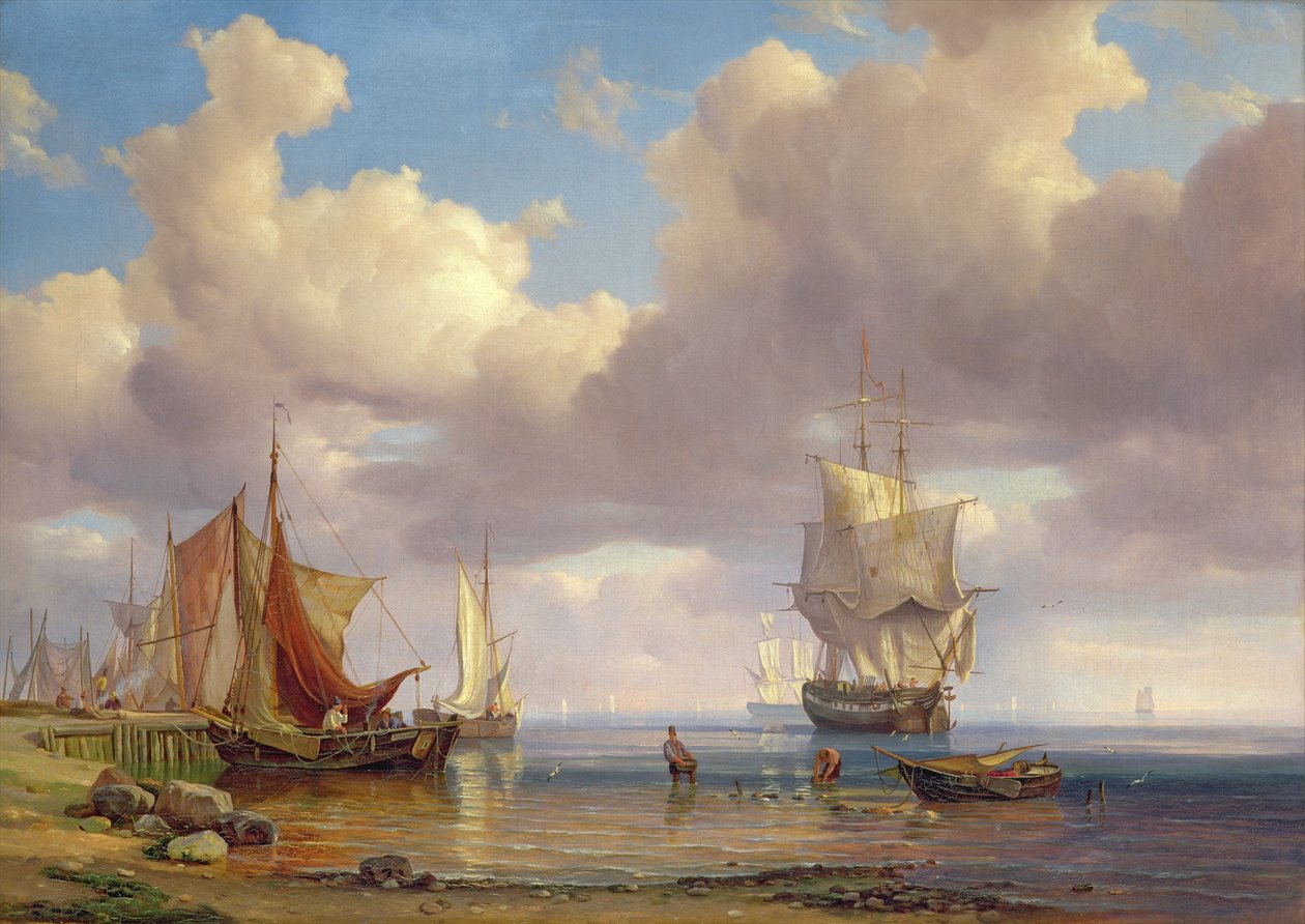 Mer calme - Adolph Friedrich Vollmer