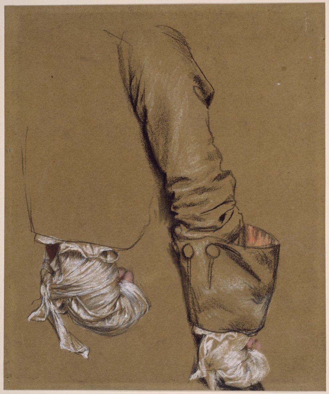 Le bras et la main qui y est attachée - Adolph Menzel