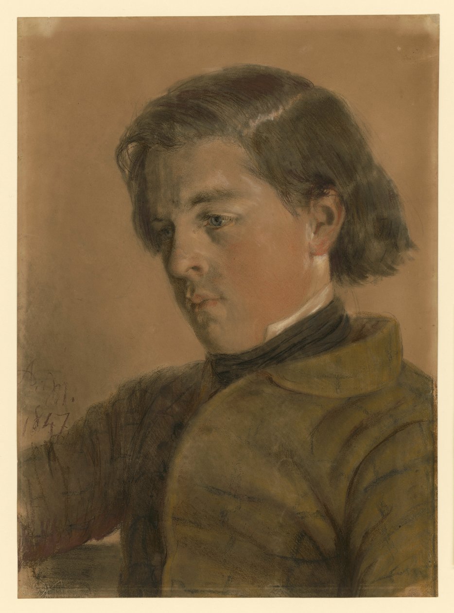 Carl Johann Arnold dans sa 17e année - Adolph Menzel