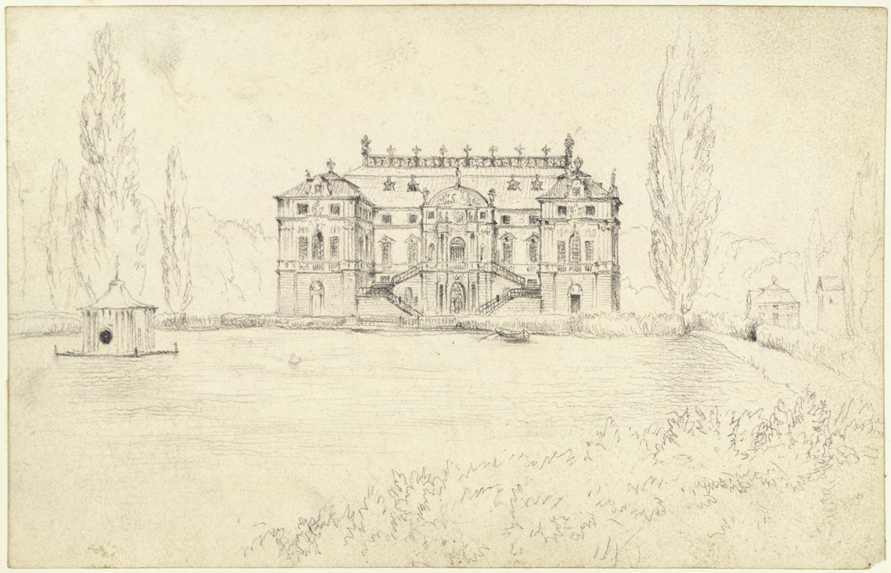 Le palais du Grand Jardin de Dresde - Adolph Menzel