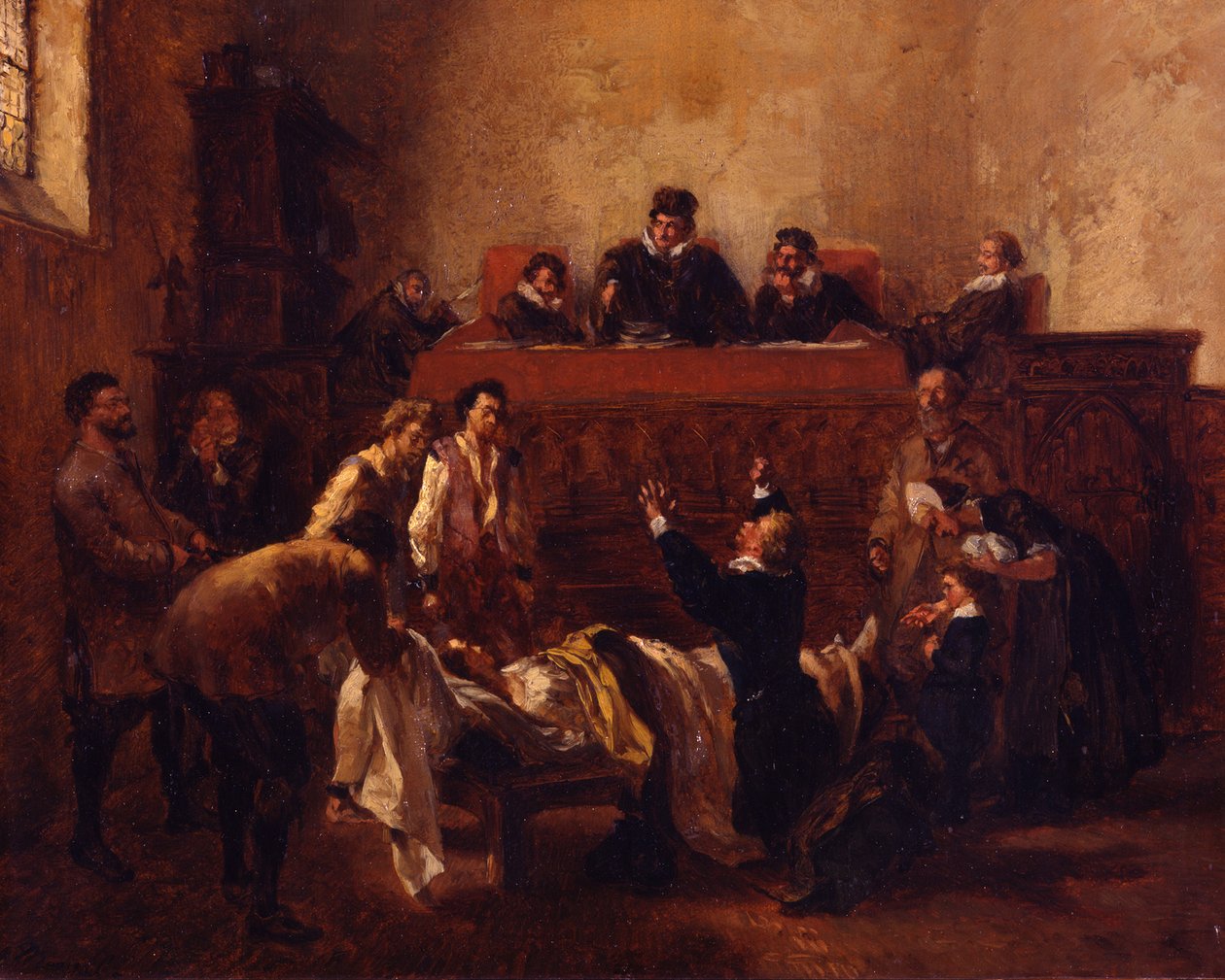 Le Jour du Jugement. Esquisse - Adolph Menzel