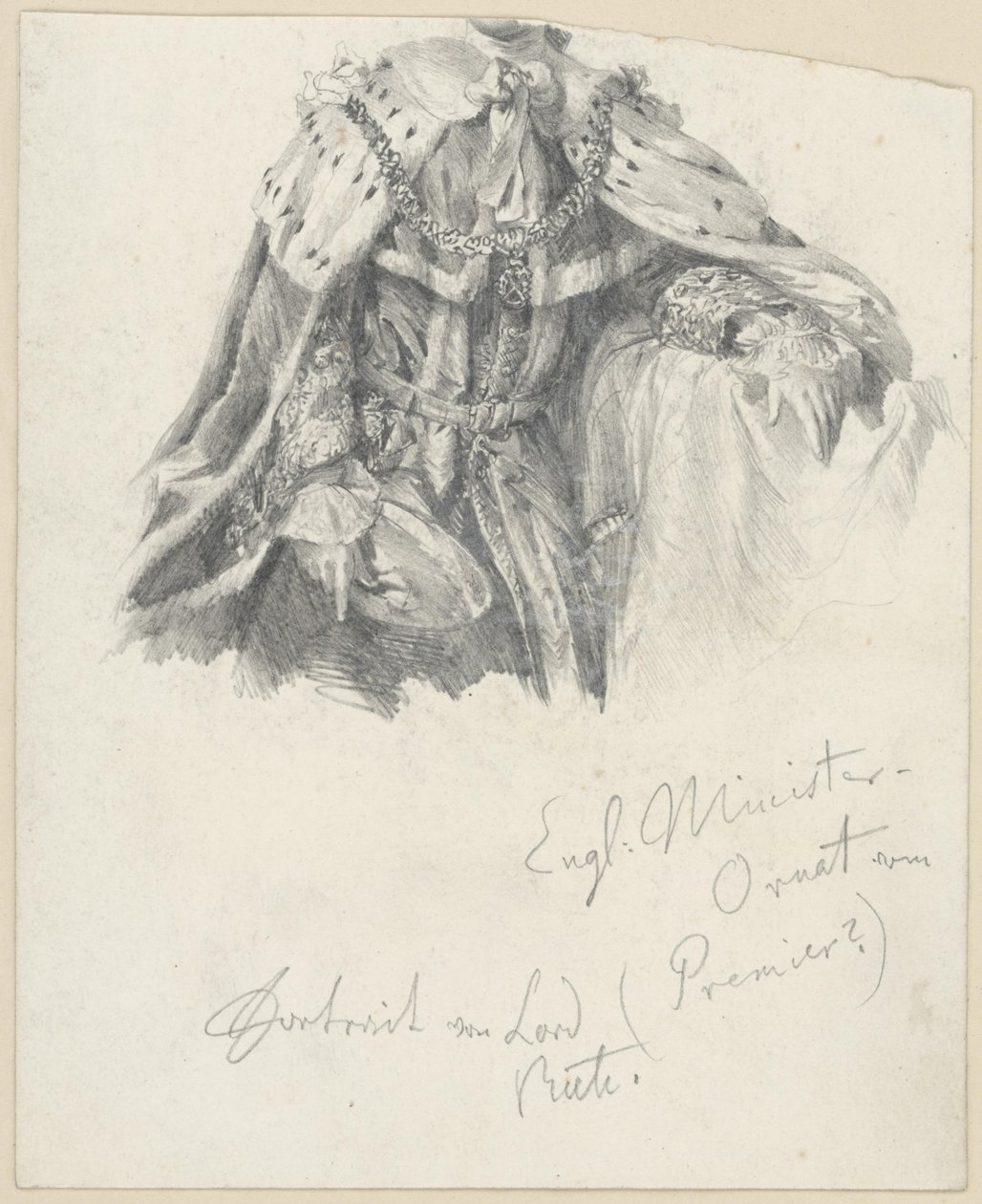 Robe ministérielle anglaise d