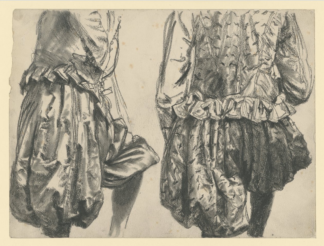Maquette représentant le costume d