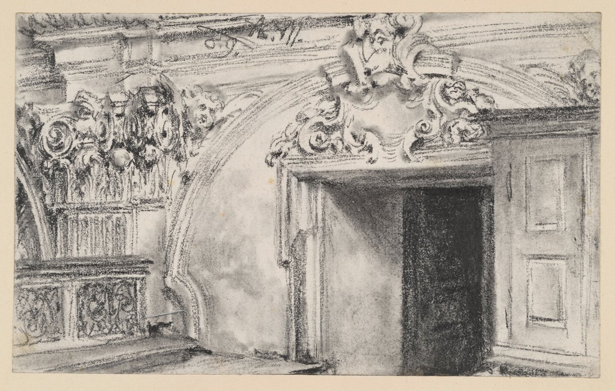 Partie supérieure de la paroi d