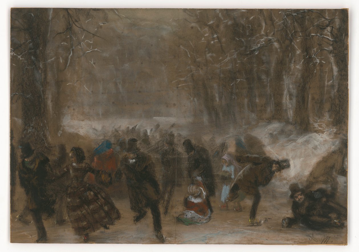 patineur - Adolph Menzel