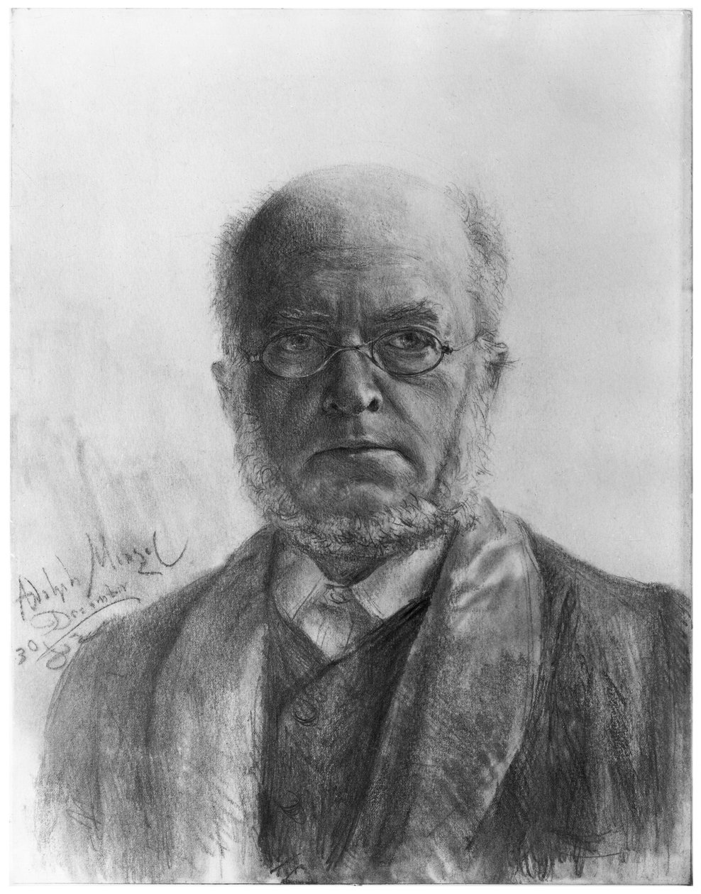 Autoportrait - Adolph Menzel