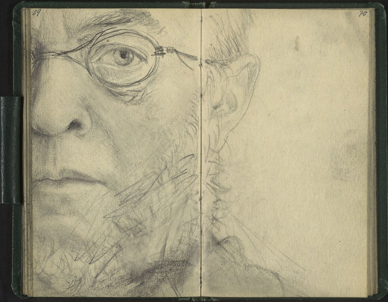 Autoportrait en « Un-Œil » - Adolph Menzel