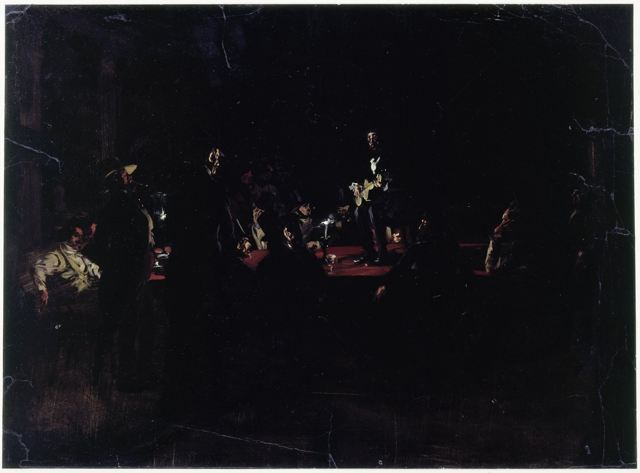 Des fêtards autour d