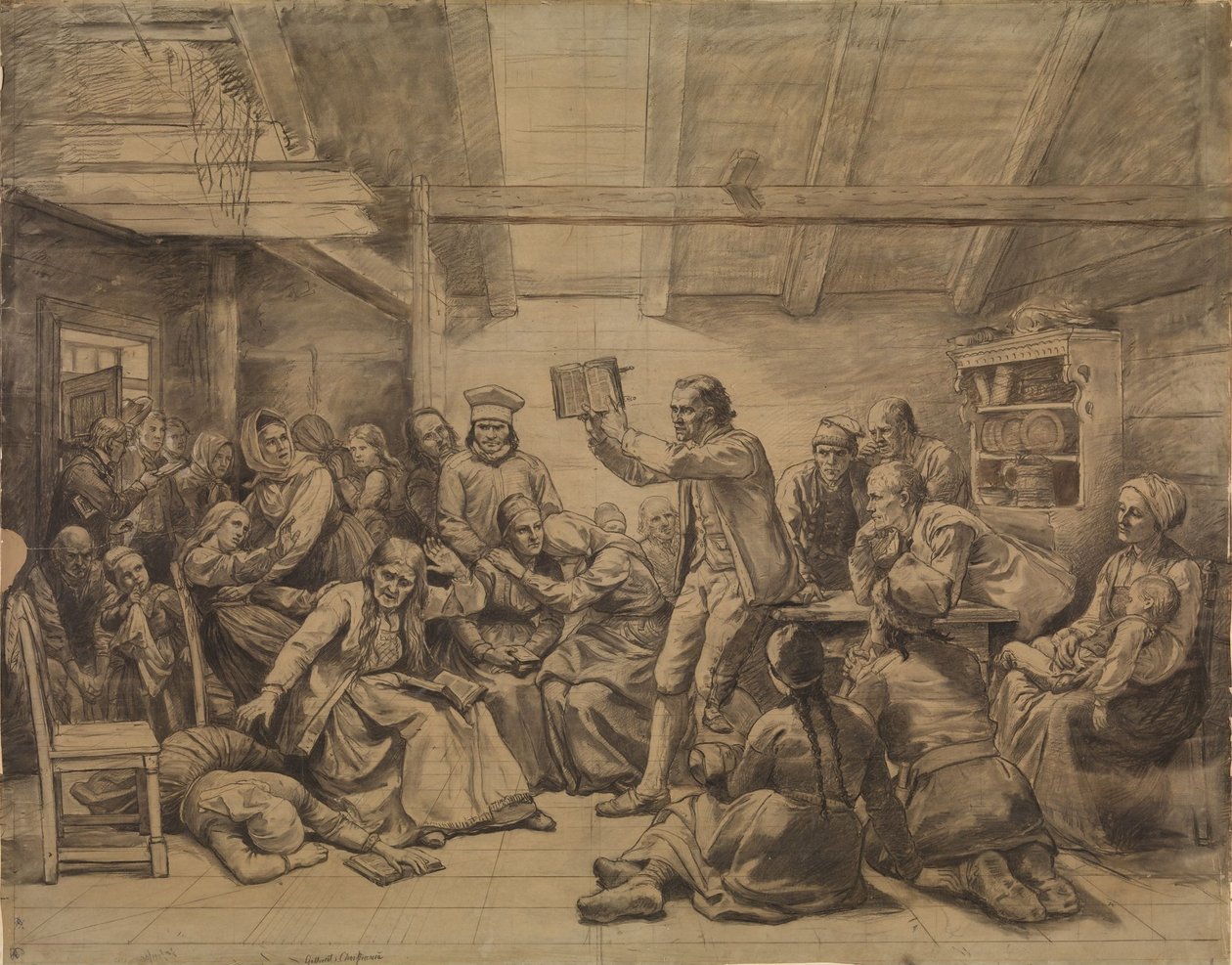 Les fanatiques - Adolph Tidemand