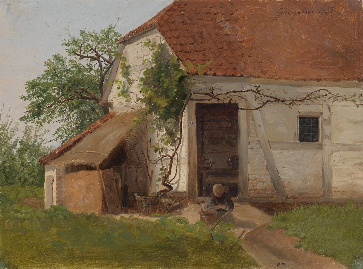 Ferme de Goldsheim - Adolph Tidemand