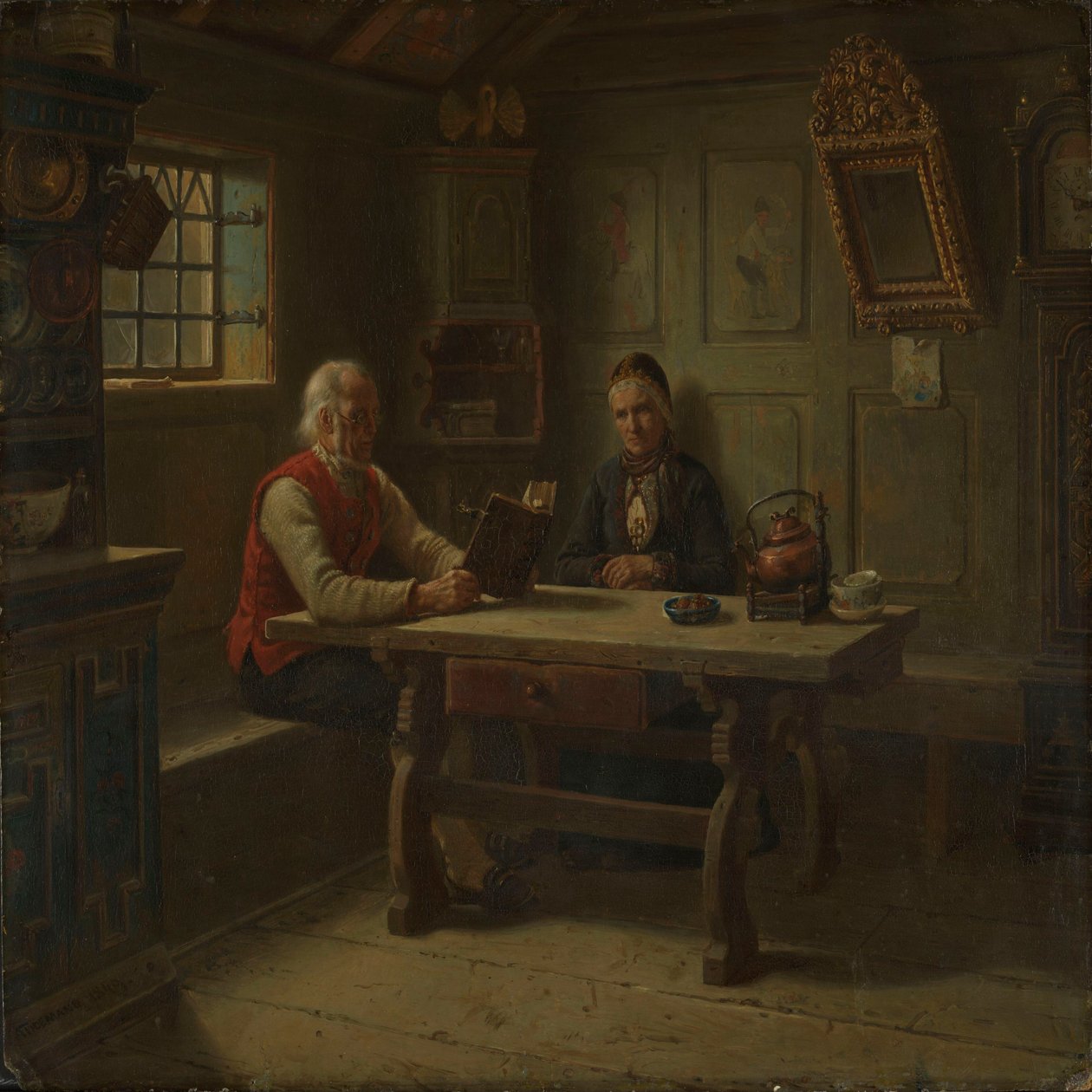 La solitude des personnes âgées - Adolph Tidemand
