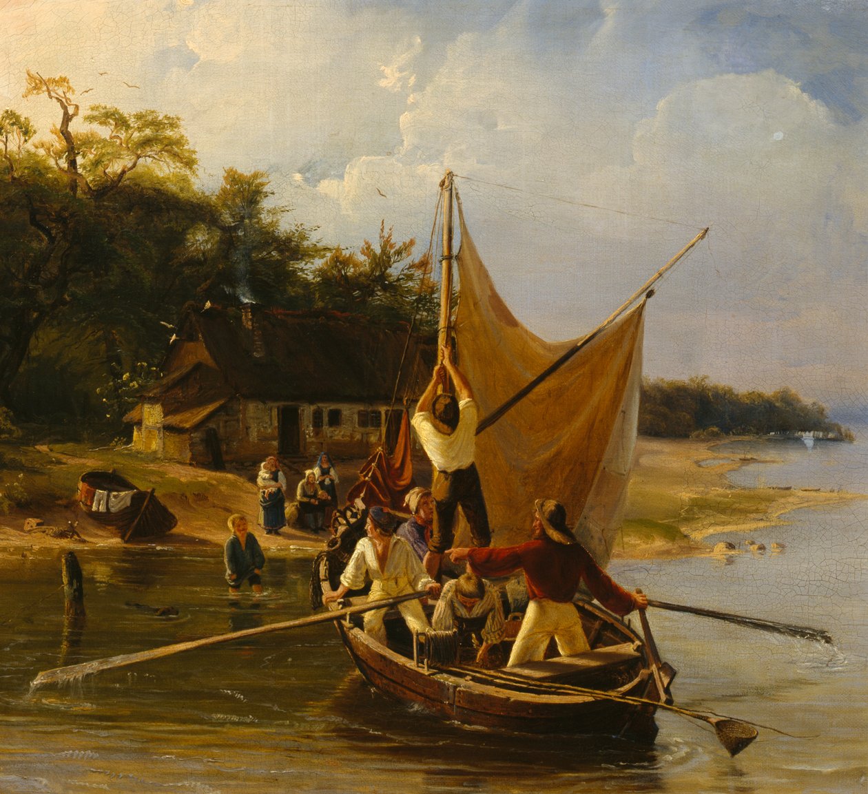 Retour des pêcheurs danois - Adolph Tidemand