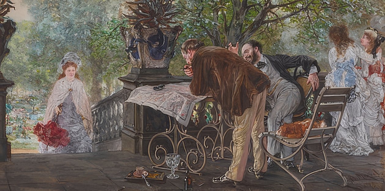 Plans de voyage. 1875 - Adolph Menzel