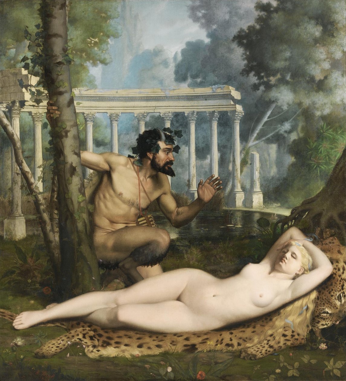 Pan et Vénus - Adolphe-Alexandre Lesrel