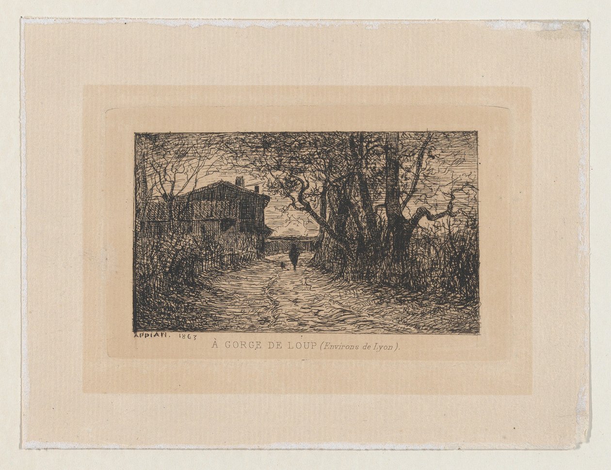 À la Gorge du Loup (près de Lyon) - Adolphe Appian