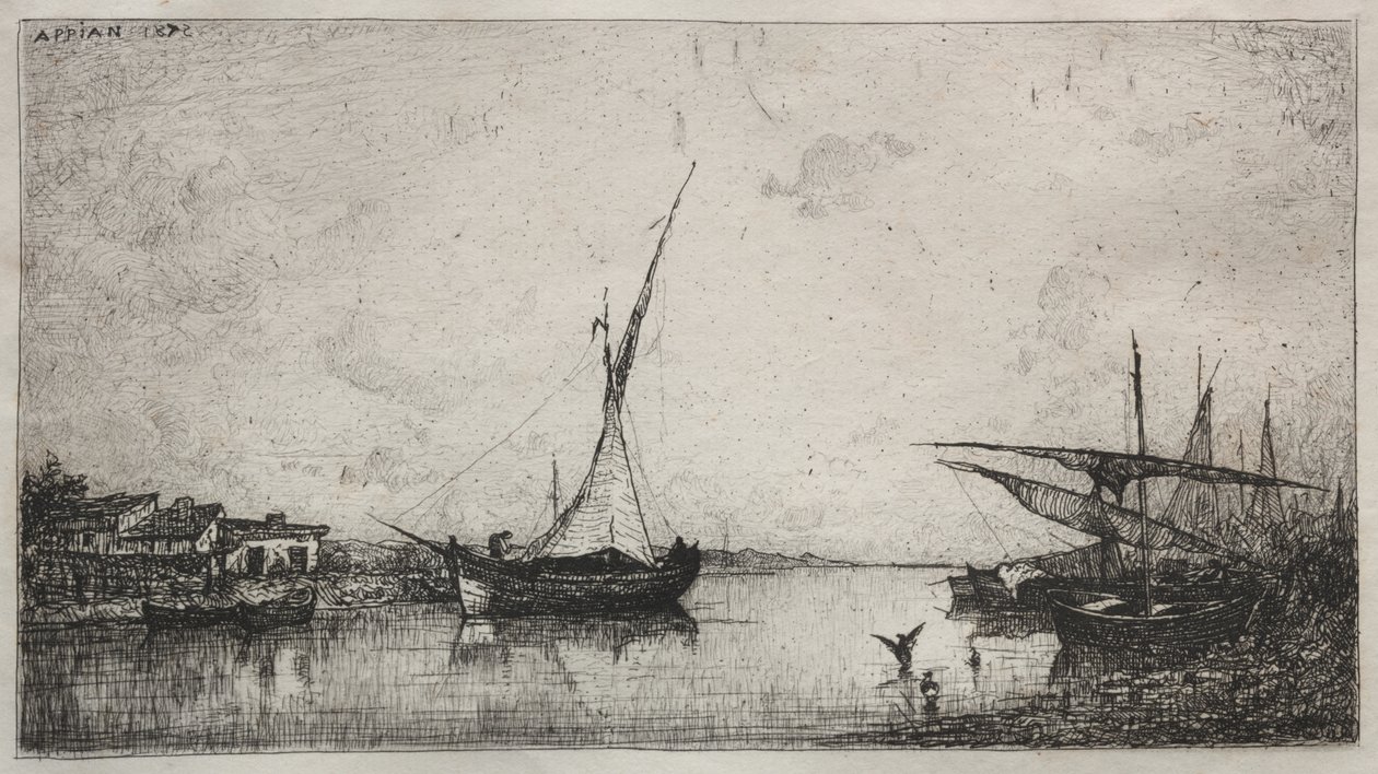 Canal à Martigues - Adolphe Appian