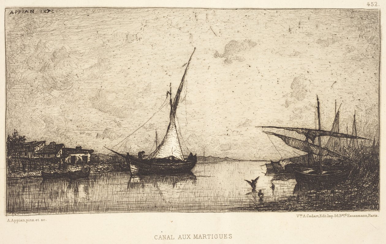 Canal à Martigues - Adolphe Appian