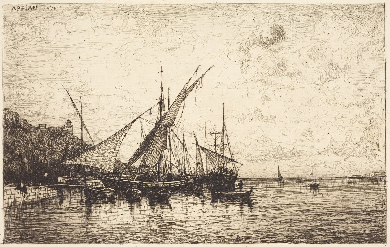 Le port de Monaco - Adolphe Appian