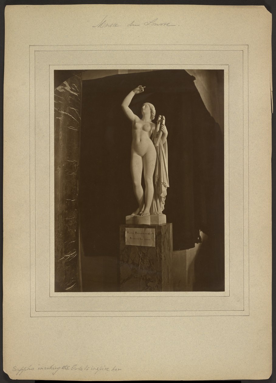 [« Sappho invoquant les dieux pour qu