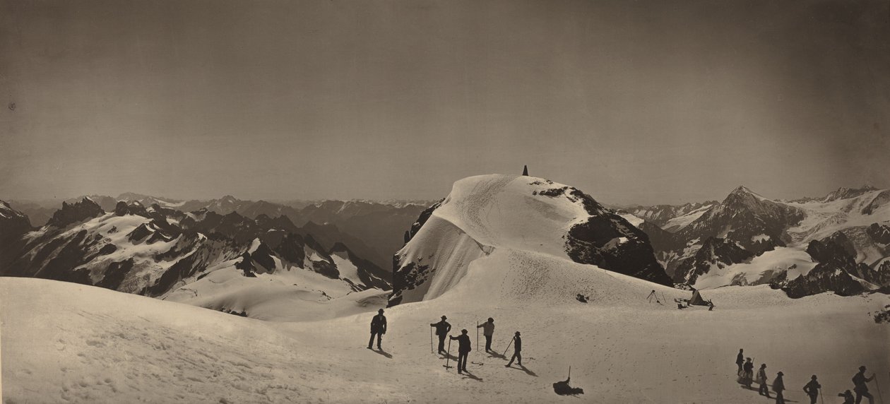 Sommet du Mont Titlis, Suisse, 1866 (photo) - Adolphe Braun