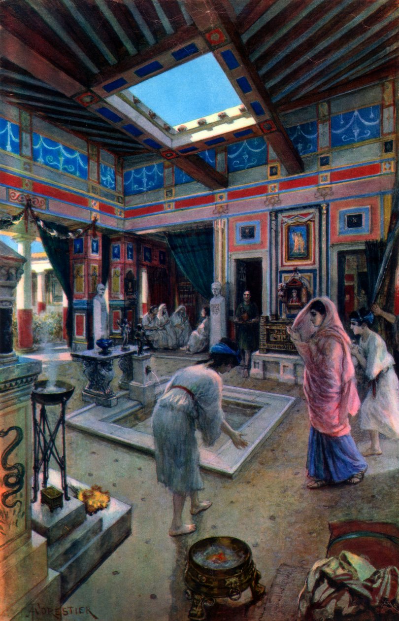 Vie domestique des anciens Romains, 19e siècle - Adolphe Forestier