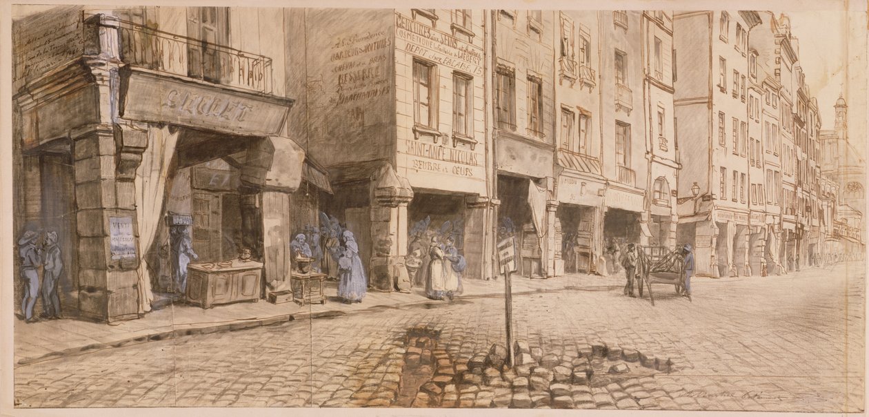 Une Rue - Adolphe Martial Potemont