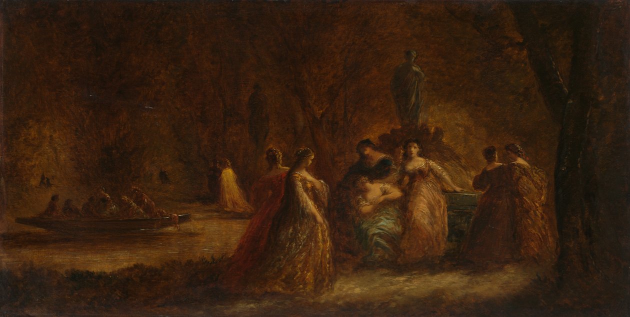 Une fête en forêt, c. 1853-1857 ou c. 1862 - Adolphe Joseph Thomas Monticelli