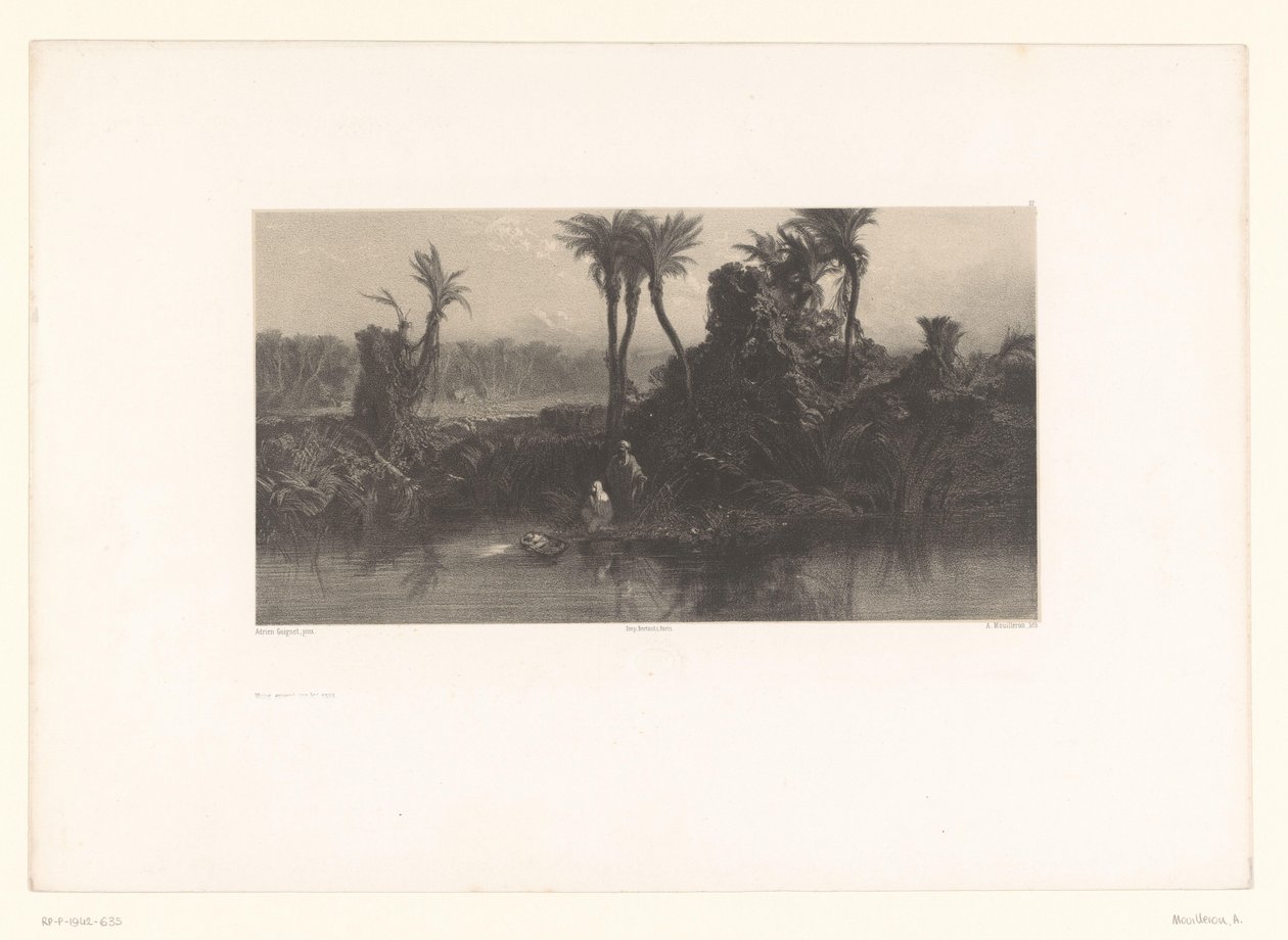 Moïse exposé sur les eaux - Adolphe Mouilleron