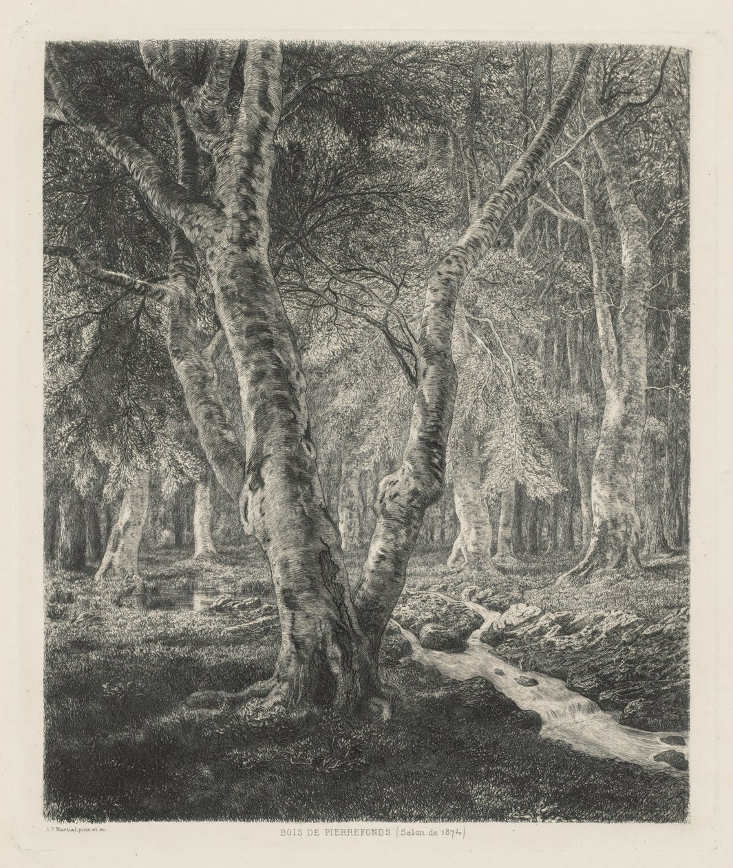 Bois de Pierrefonds - Adolphe Théodore Jules Martial Potémont