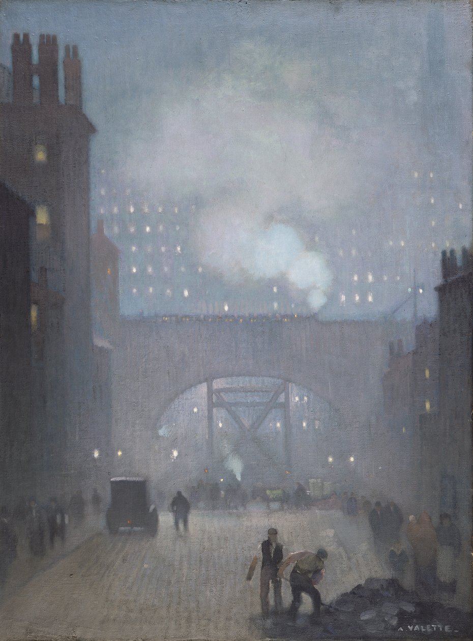 Rue York menant à la rue Charles, Manchester - Adolphe Valette
