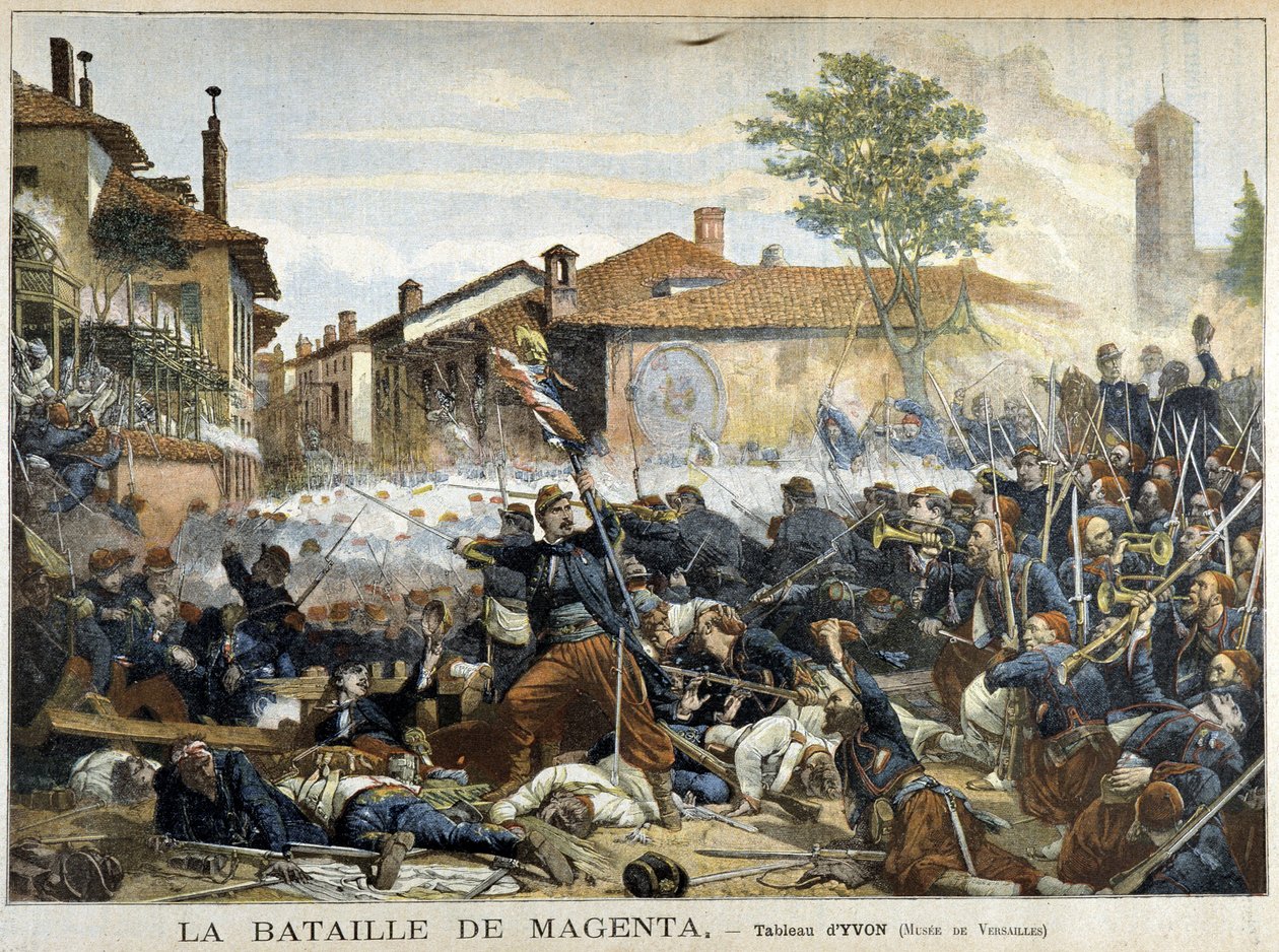 La Bataille de Magenta - dans "Le Petit Journal" du 15/09/1901 - Adolphe Yvon