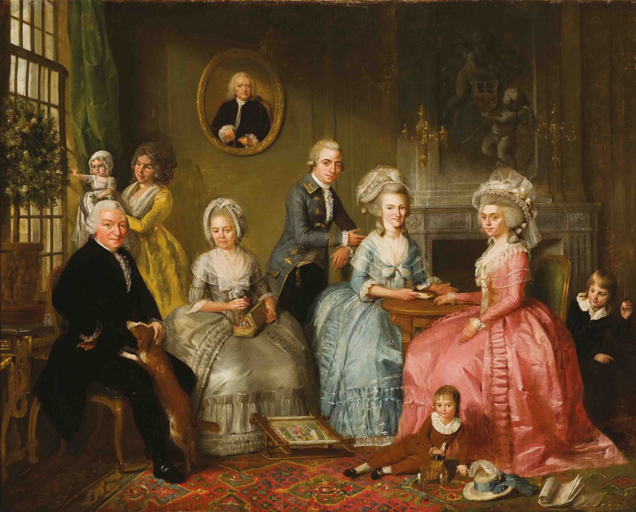 Portrait de la famille de Jan van Loon - Adriaan de Lelie