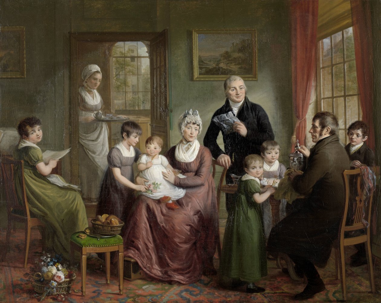 Portrait de la famille d