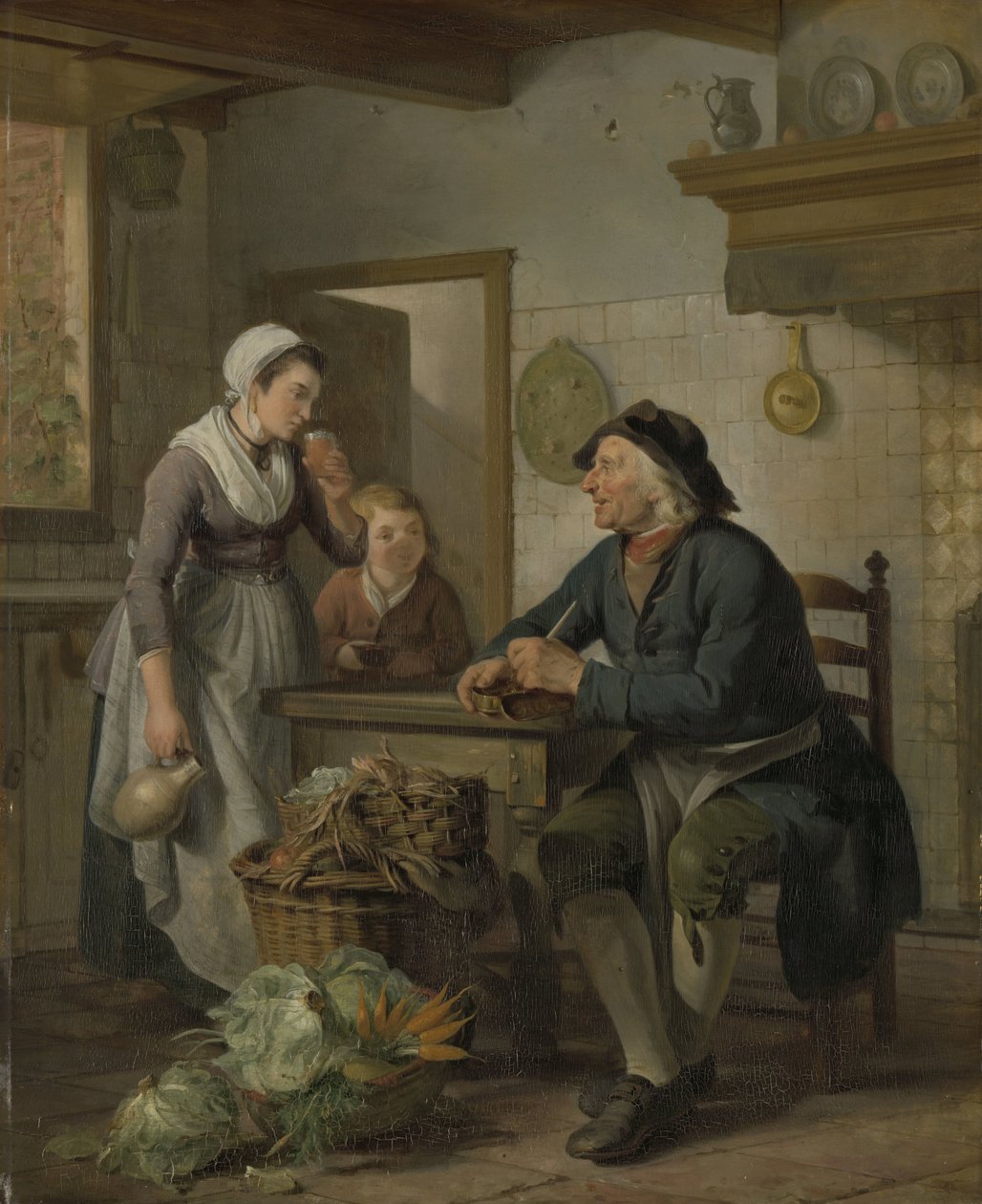 Visite matinale - Adriaan de Lelie