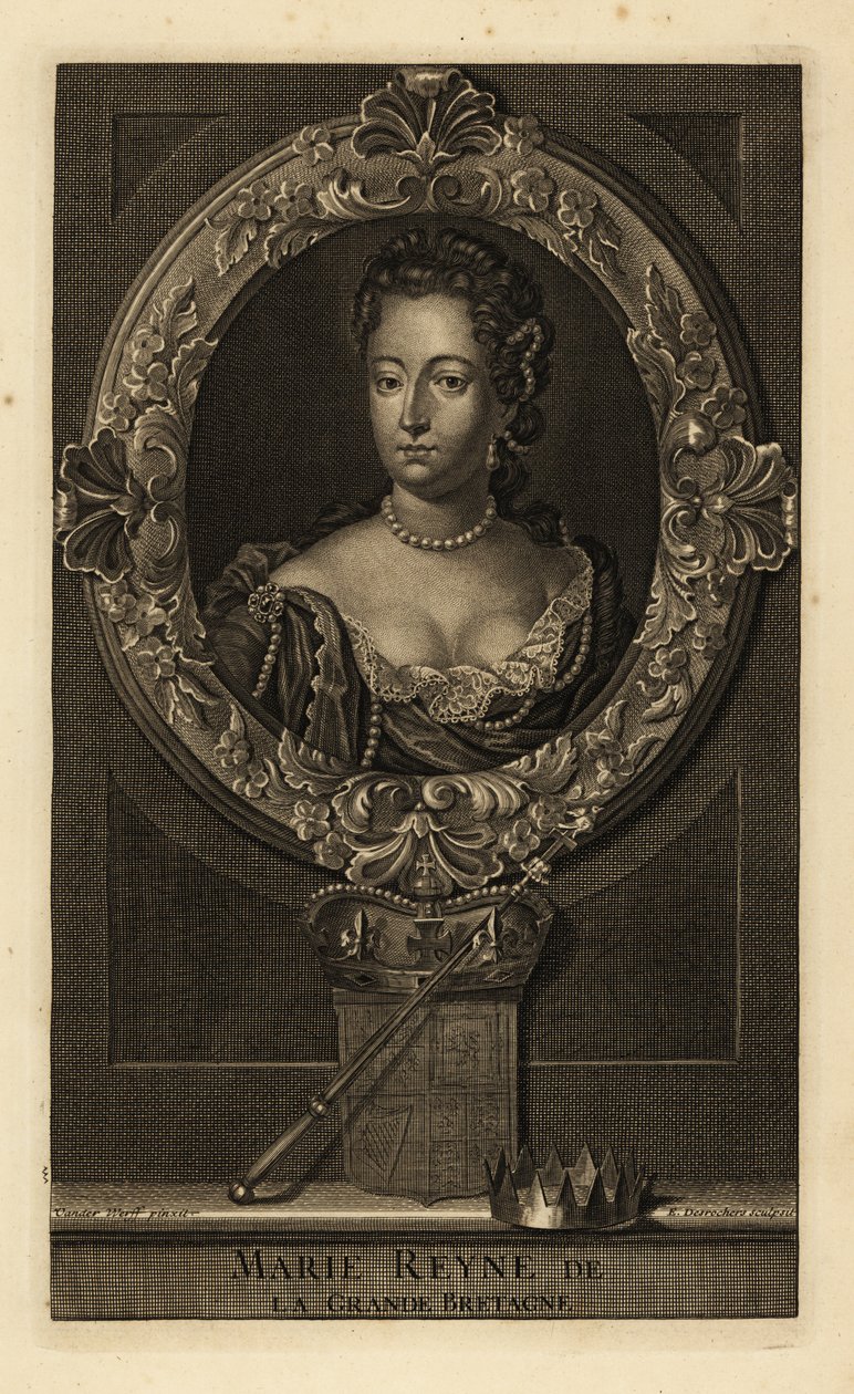 Reine Marie II de Grande-Bretagne - Adriaan van der (after) Werff