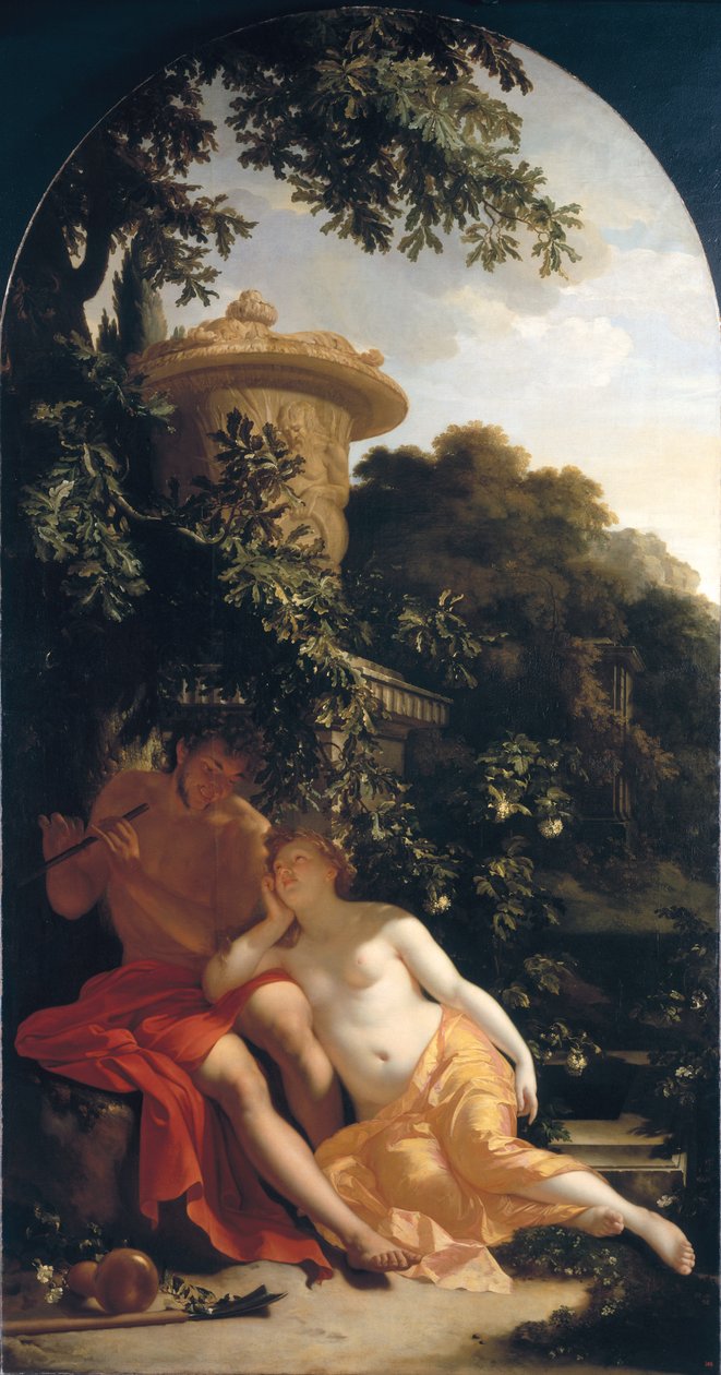 Berger et bergère, Le berger amoureux, c. 1696 - Adriaan van der Werff