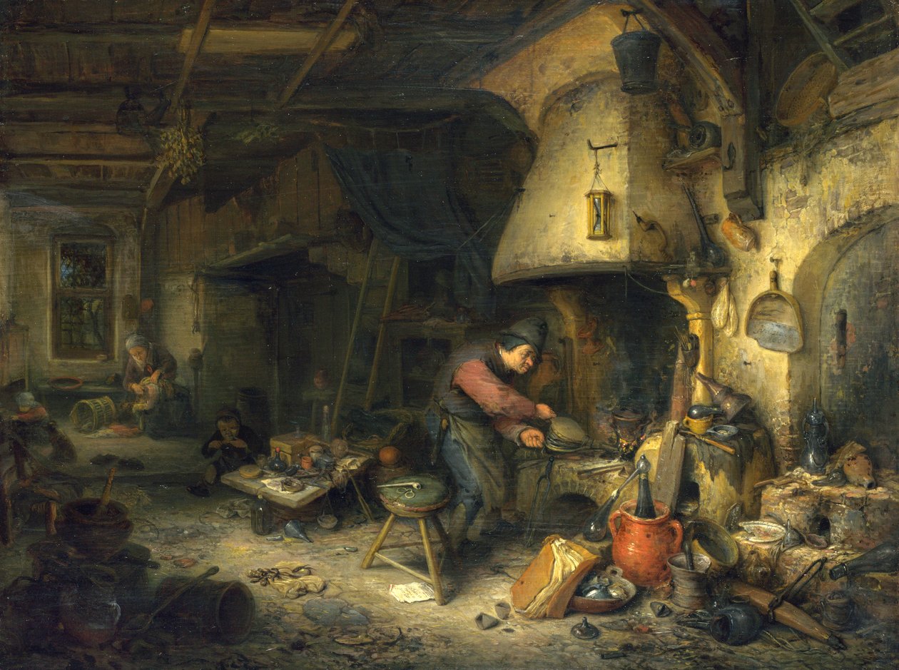 Alchimiste - Adriaen Jansz. van Ostade