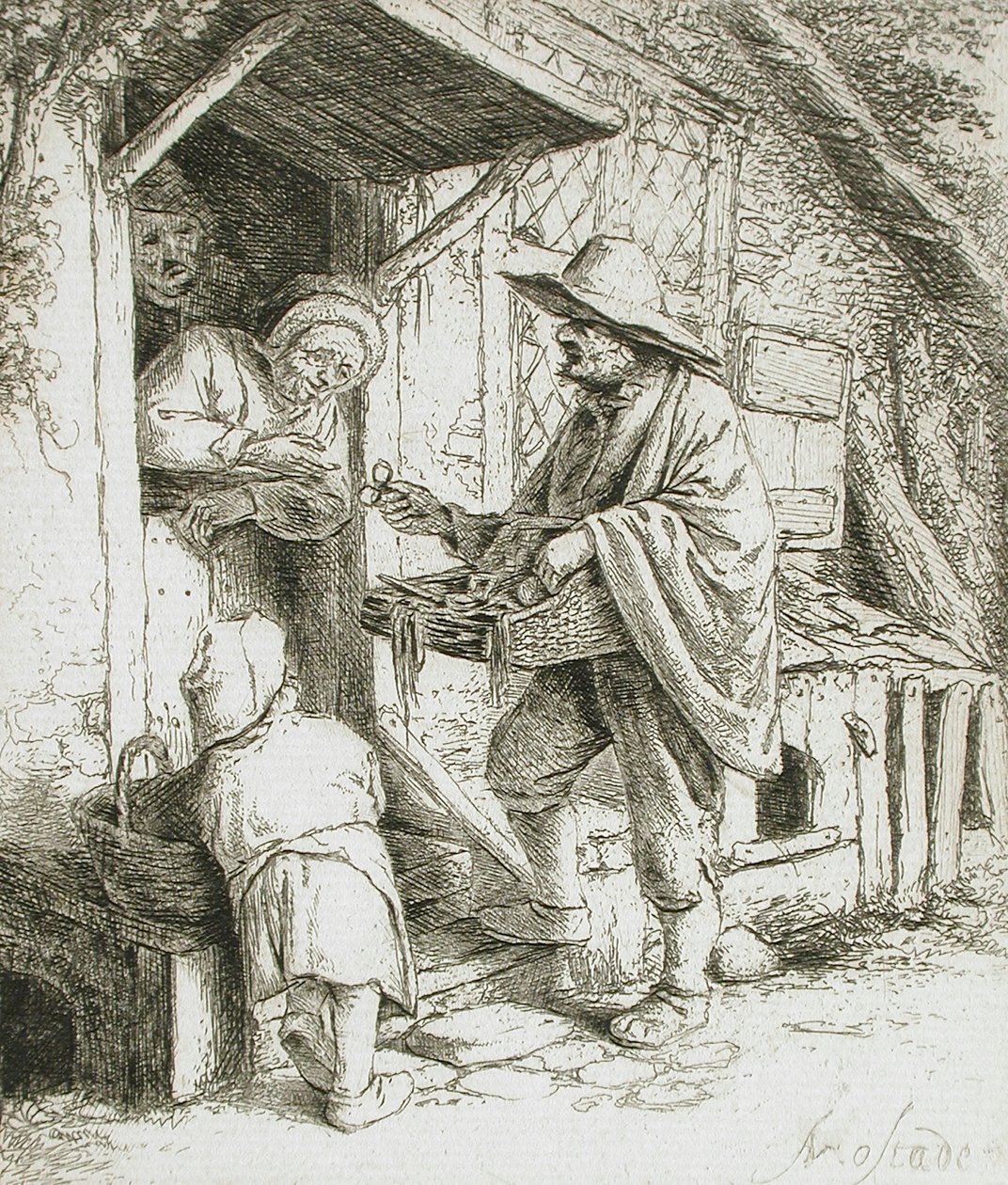 Le Vendeur de Lunettes - Adriaen Jansz. van Ostade