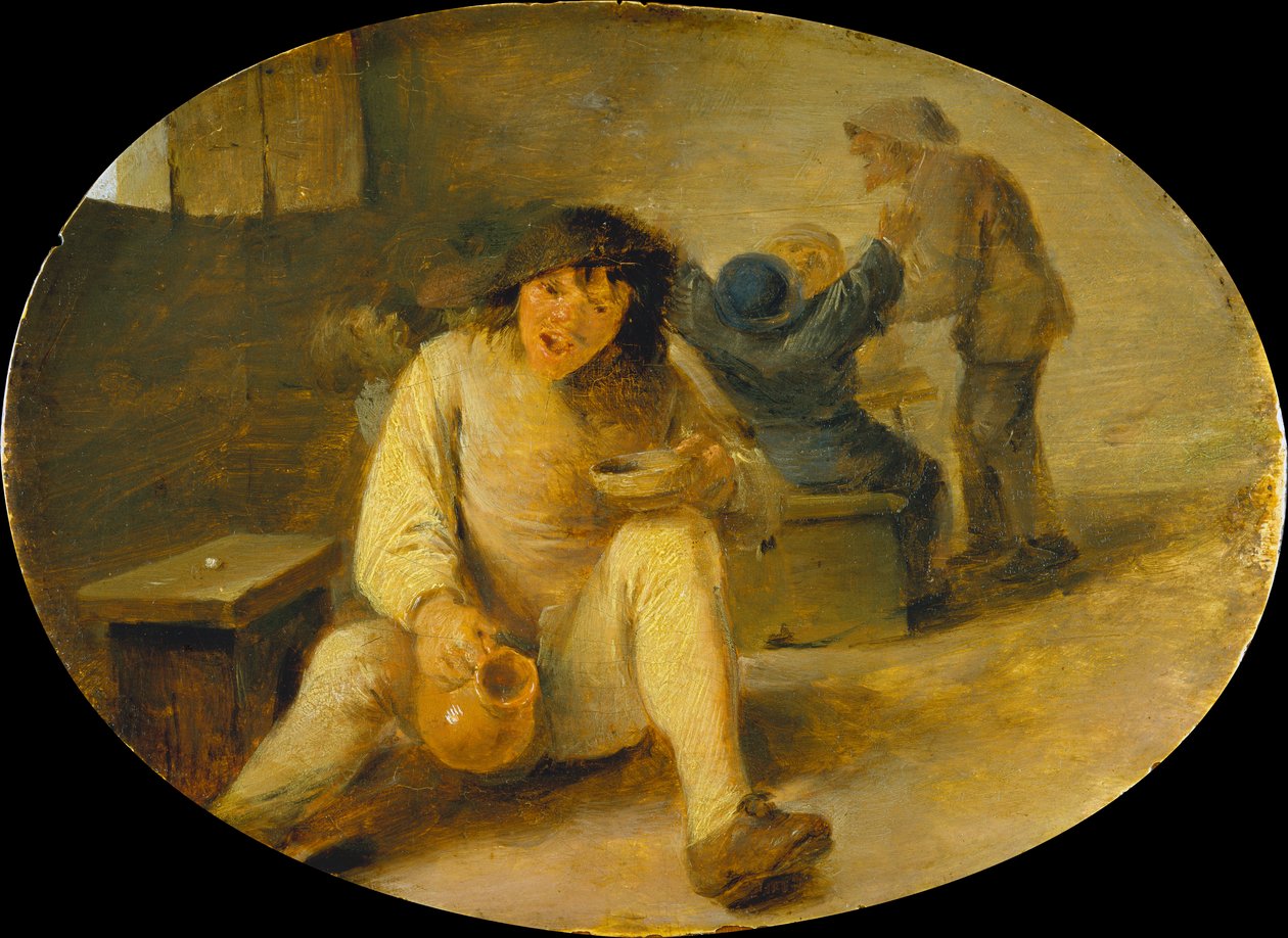Le paysan ivre - Adriaen Brouwer