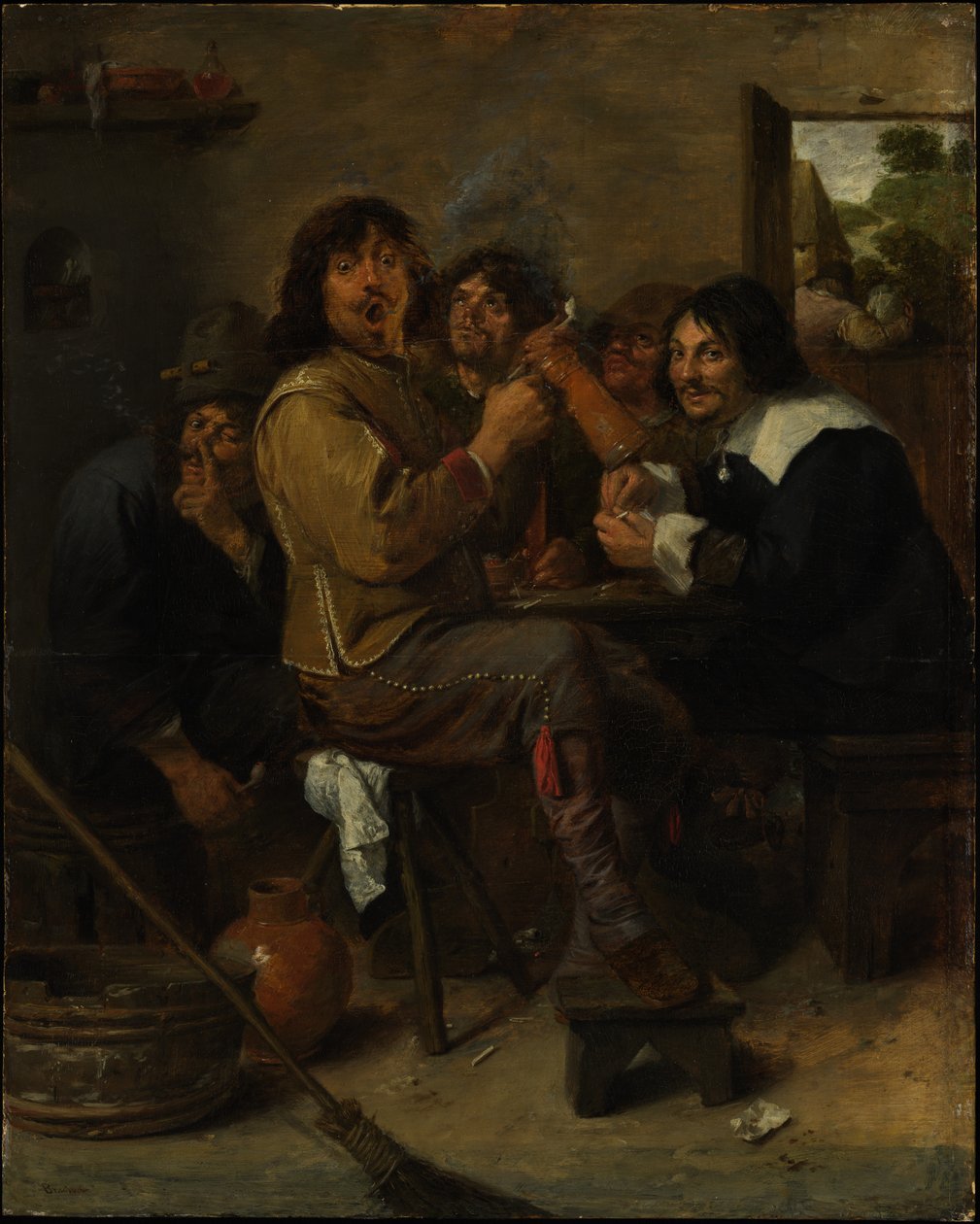 Les fumeurs - Adriaen Brouwer