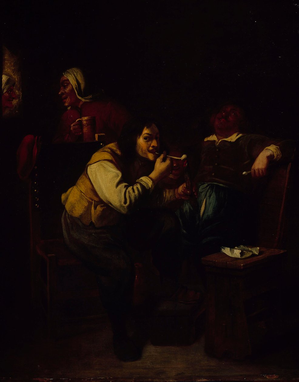 Les fumeurs de pipe - Adriaen Brouwer