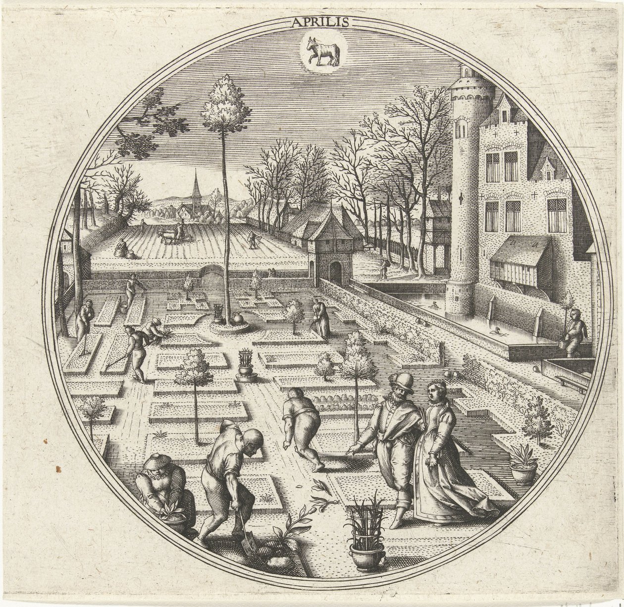 Avril - Adriaen Collaert