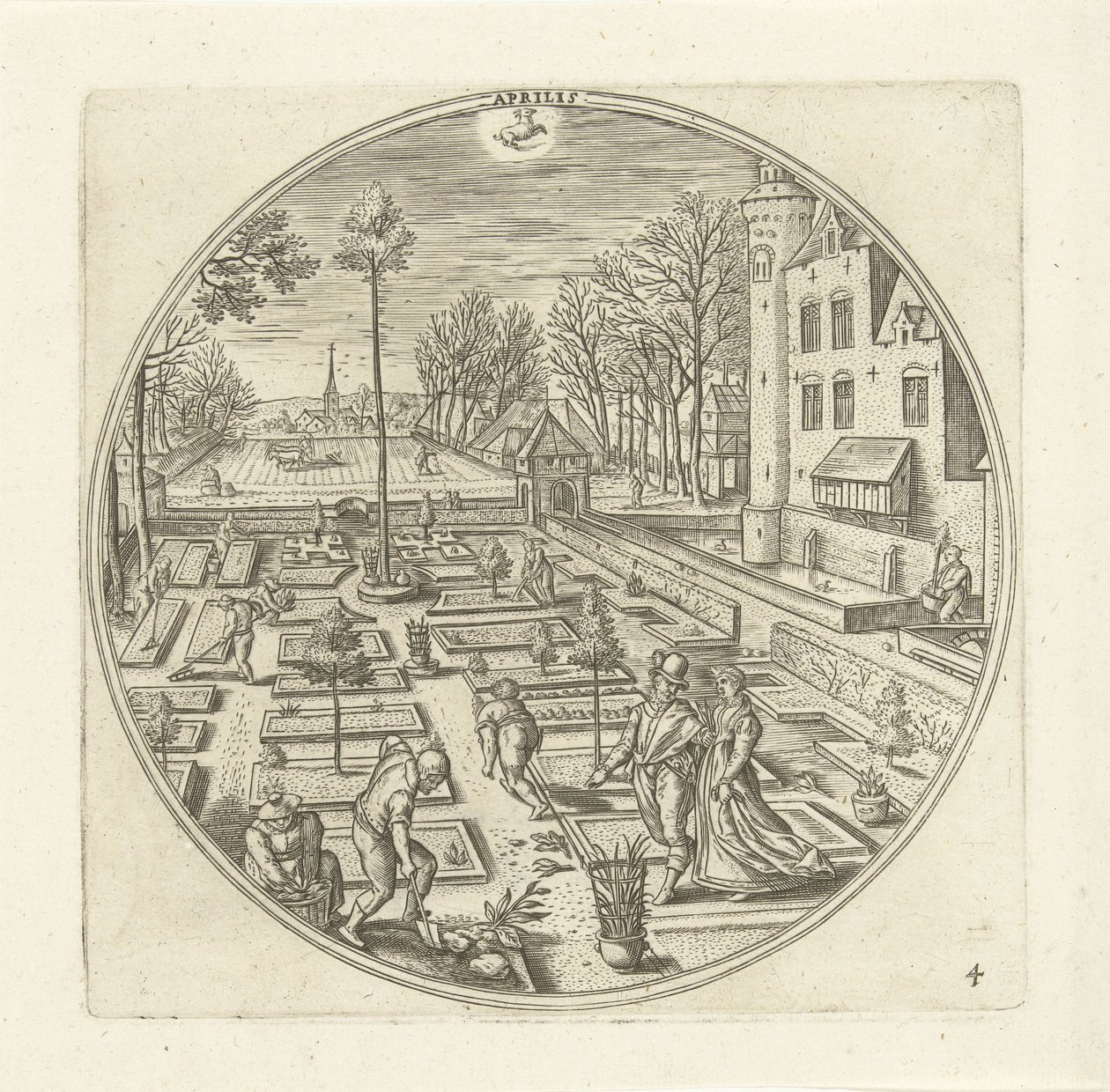 Avril - Adriaen Collaert