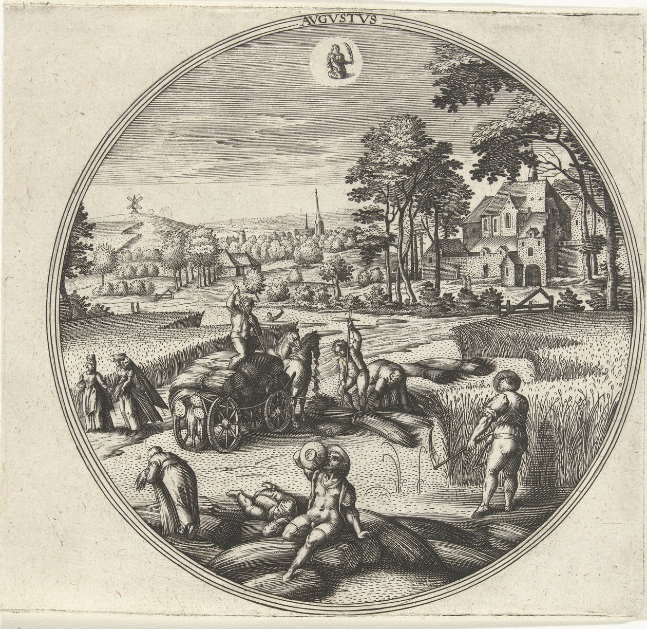 Août - Adriaen Collaert