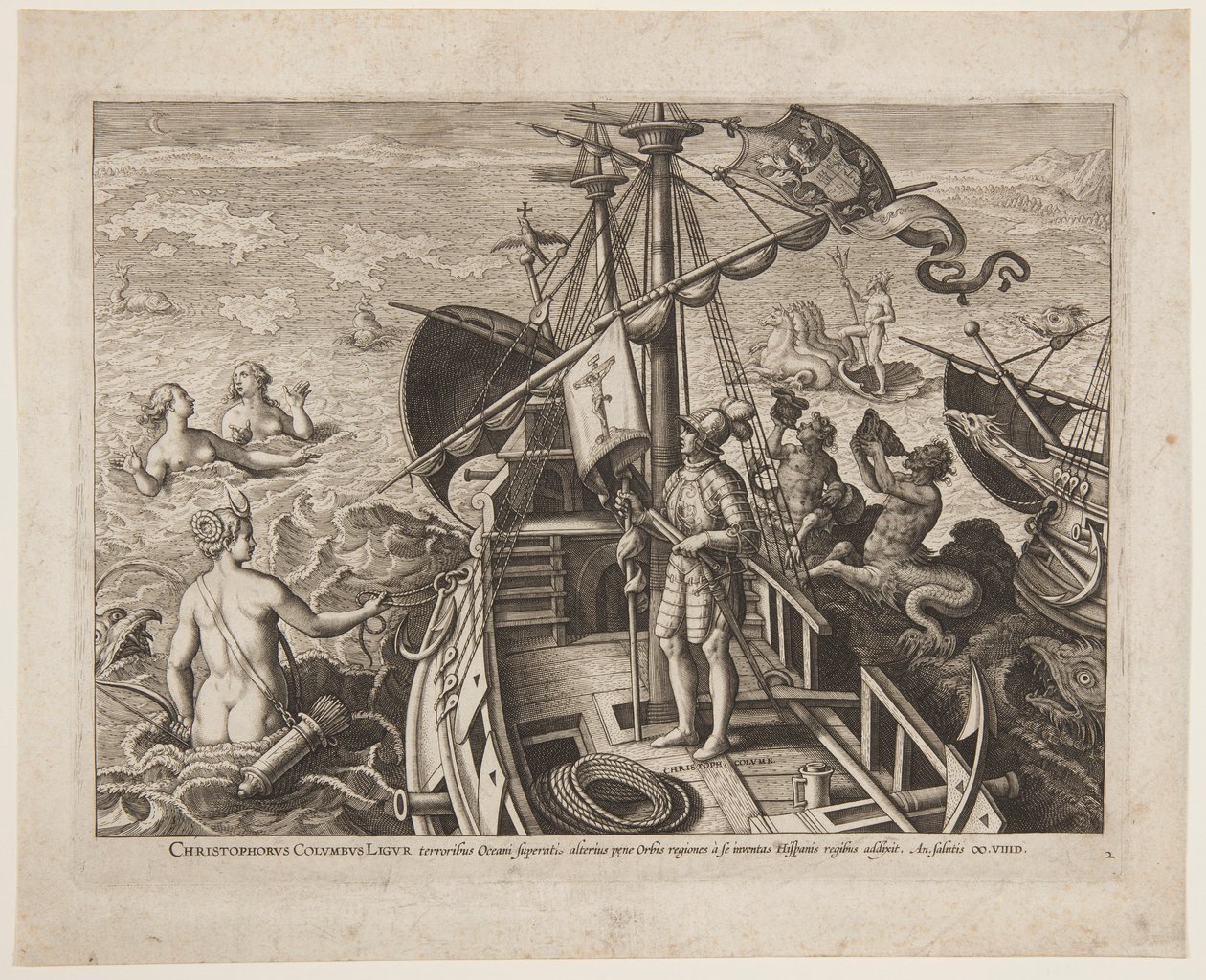 Christophe Colomb - Adriaen Collaert
