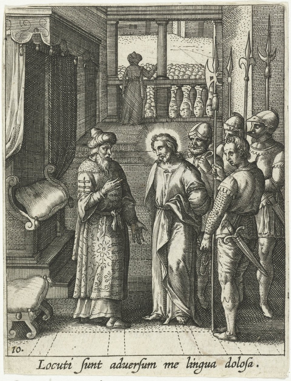 Le Christ de retour devant Pilate - Adriaen Collaert